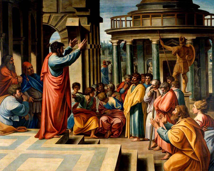 Raphael, St Paul Preaching in Athens (1515)